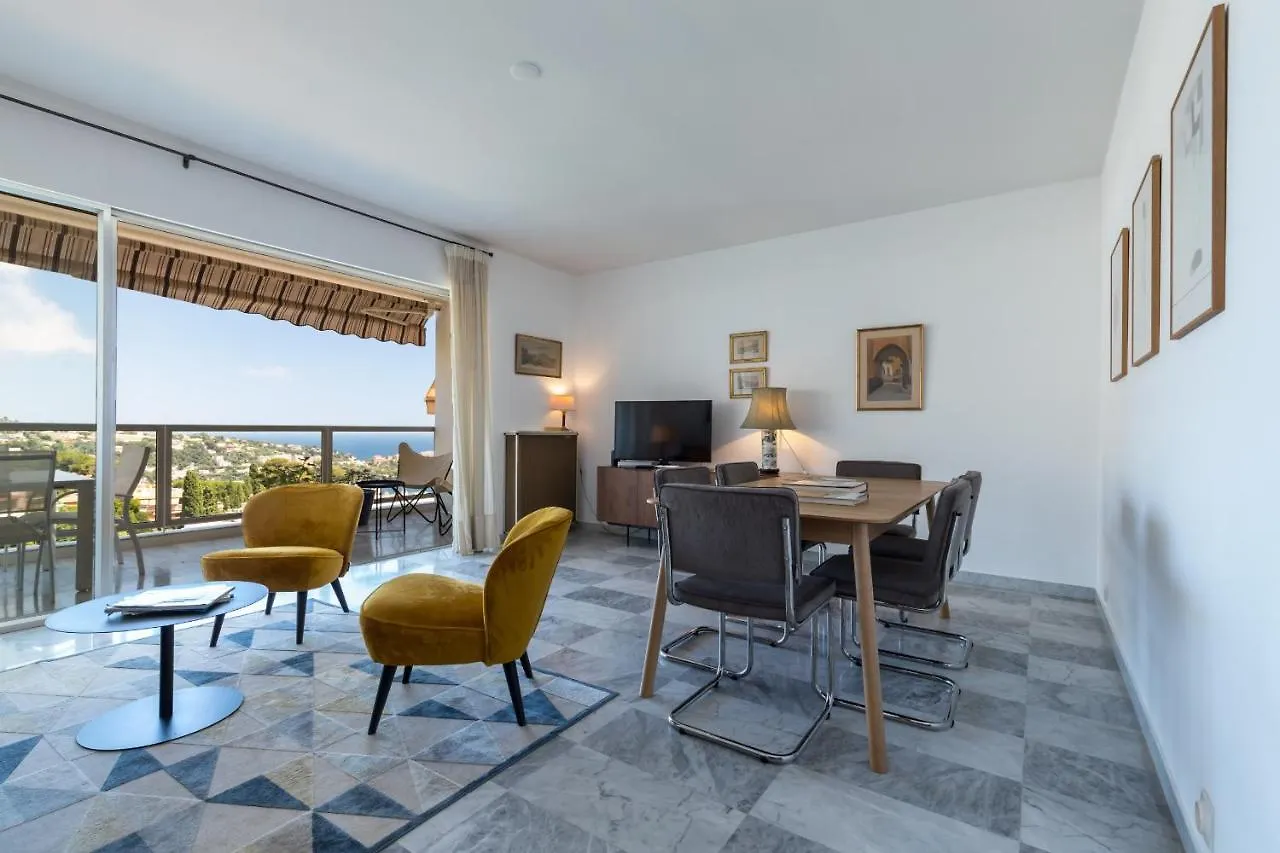 Apartment Sea View Park Swimming Pool & Tennis 2 Bdrs Villefranche-sur-Mer